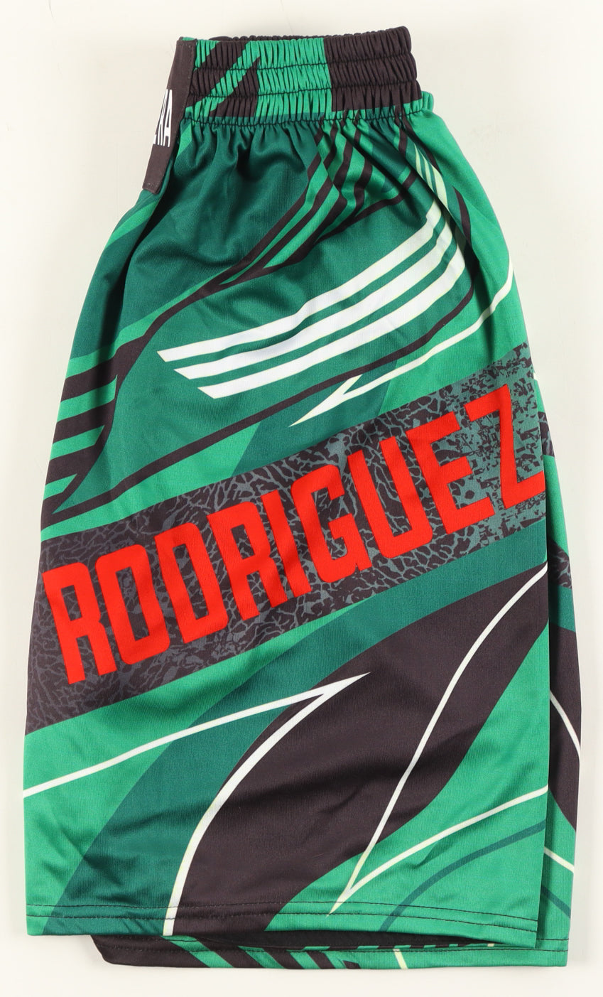 Yair Rodriguez Signed "El Pantera" Custom Fight Shorts (Beckett)