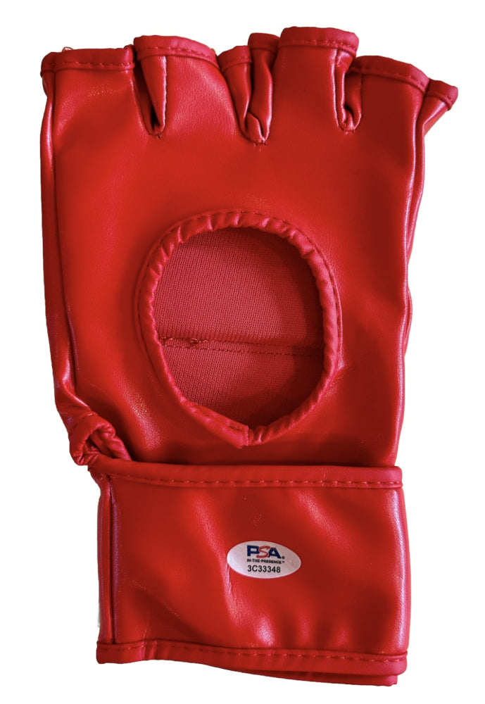 Chuck "Iceman" Liddell Signed "Make America Great Again" Glove (PSA)