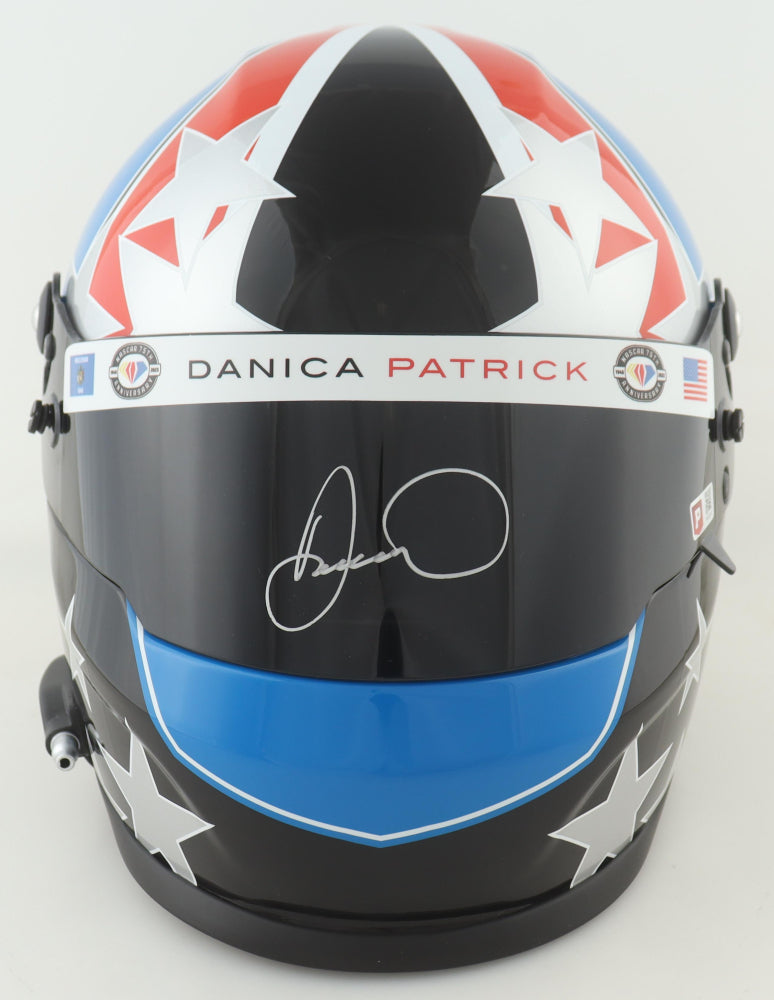 Danica Patrick Signed NASCAR Full-Size Custom Career Highlight Helmet (PA)