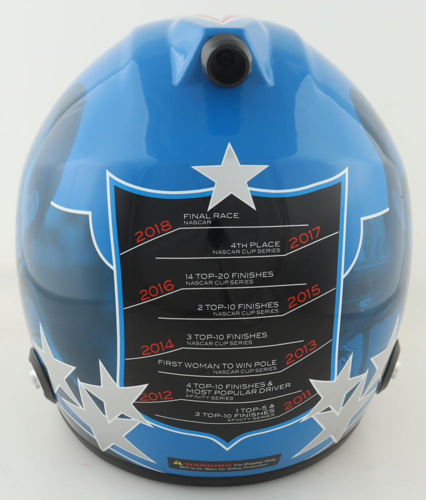 Danica Patrick Signed NASCAR Full-Size Custom Career Highlight Helmet (PA)