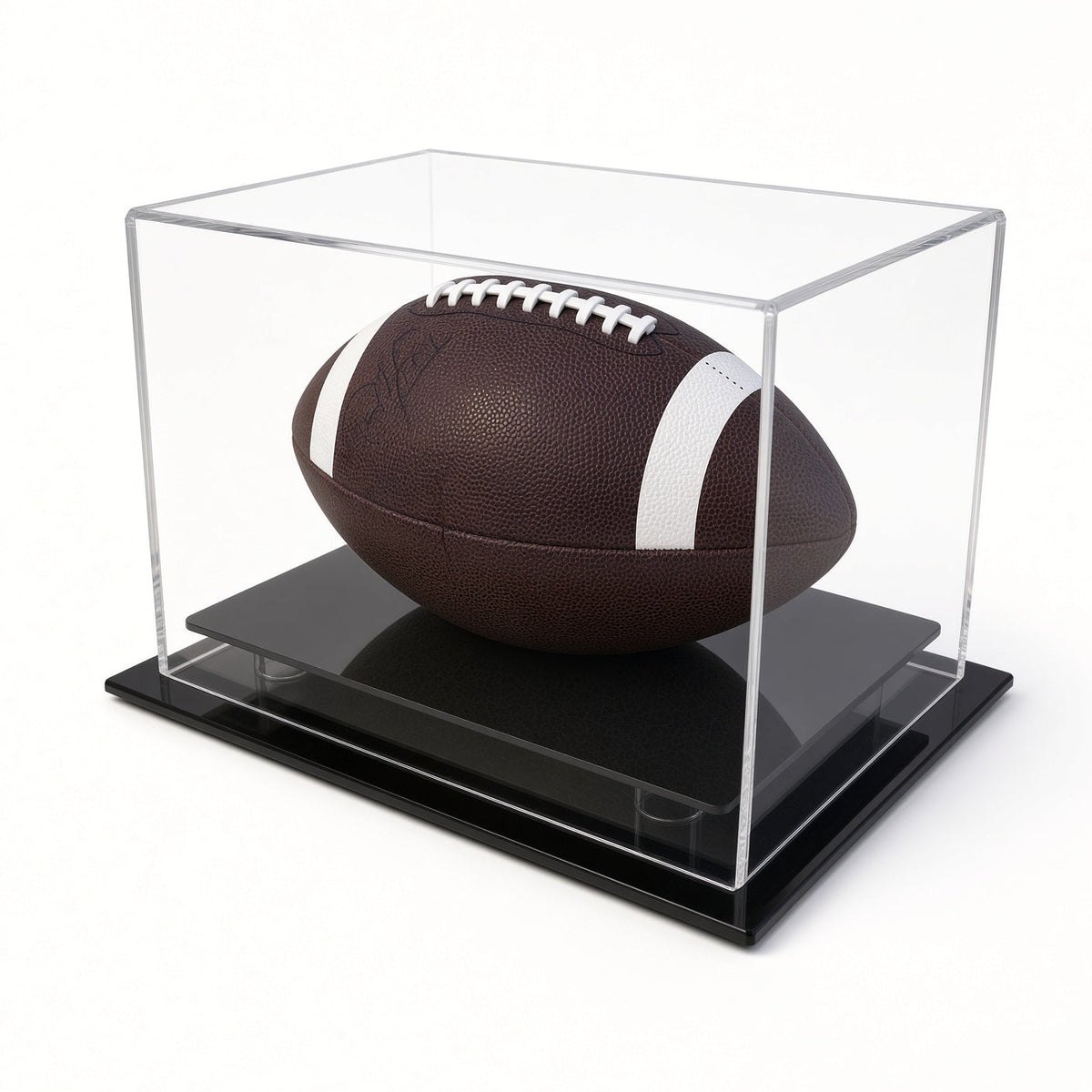 Desk Football Pair Display Case Bundle | GameDay Display