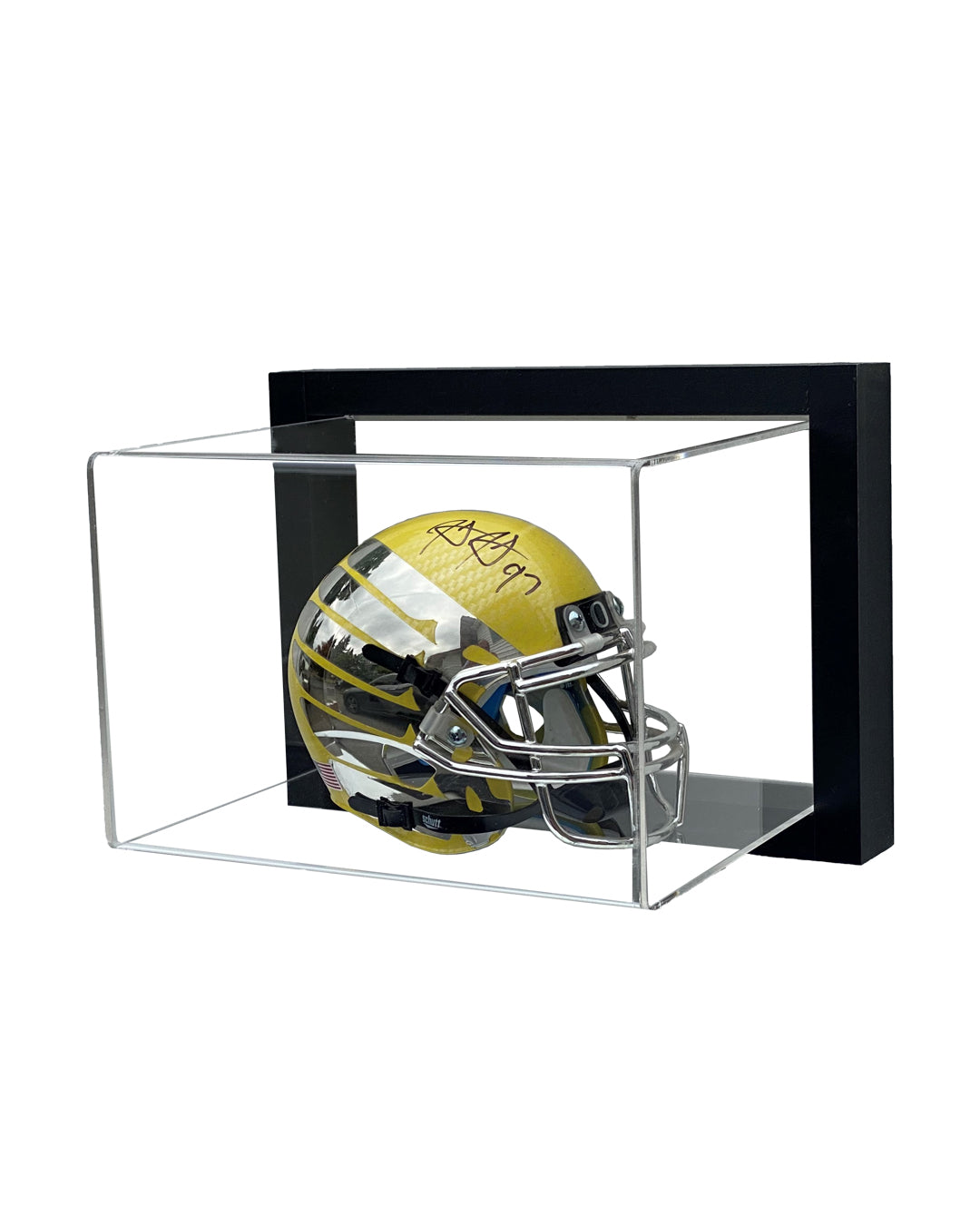 Framed Acrylic Wall Mount Football Mini Helmet Display Case – GameDay Display Framed Acrylic Wall Mount Football Mini Helmet Display Case – GameDay Display