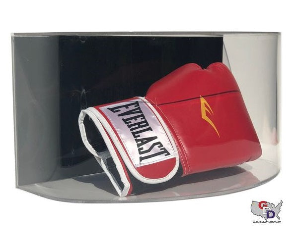 Curved Acrylic Wall Mount Boxing Glove Display Case
