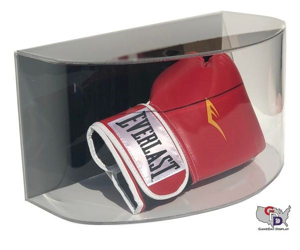 Curved Acrylic Wall Mount Boxing Glove Display Case