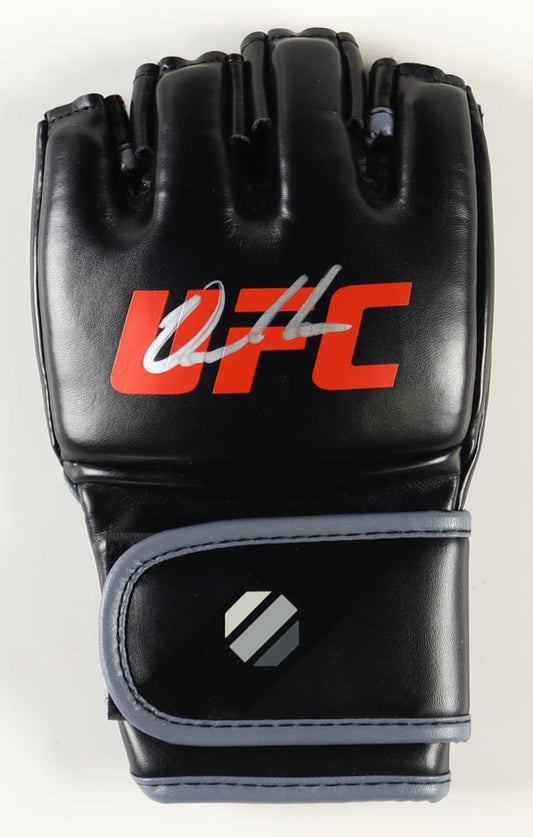 Derrick Lewis Signed Black UFC Glove Beckett BAS COA