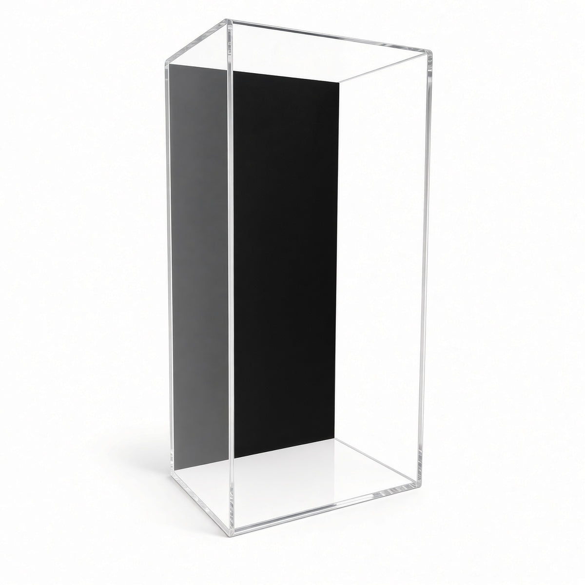 Empty single action figure wall mount case