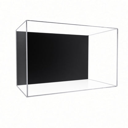 Empty baseball glove wall mount display case