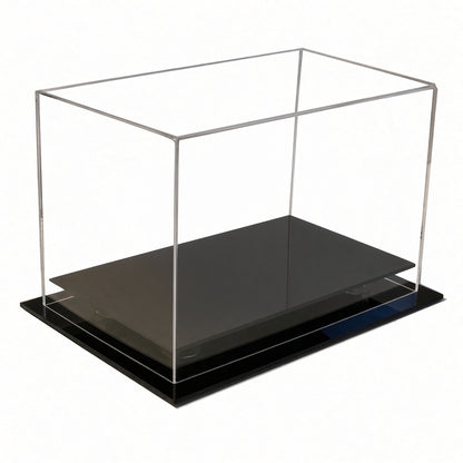 Empty single boxing glove table top display case
