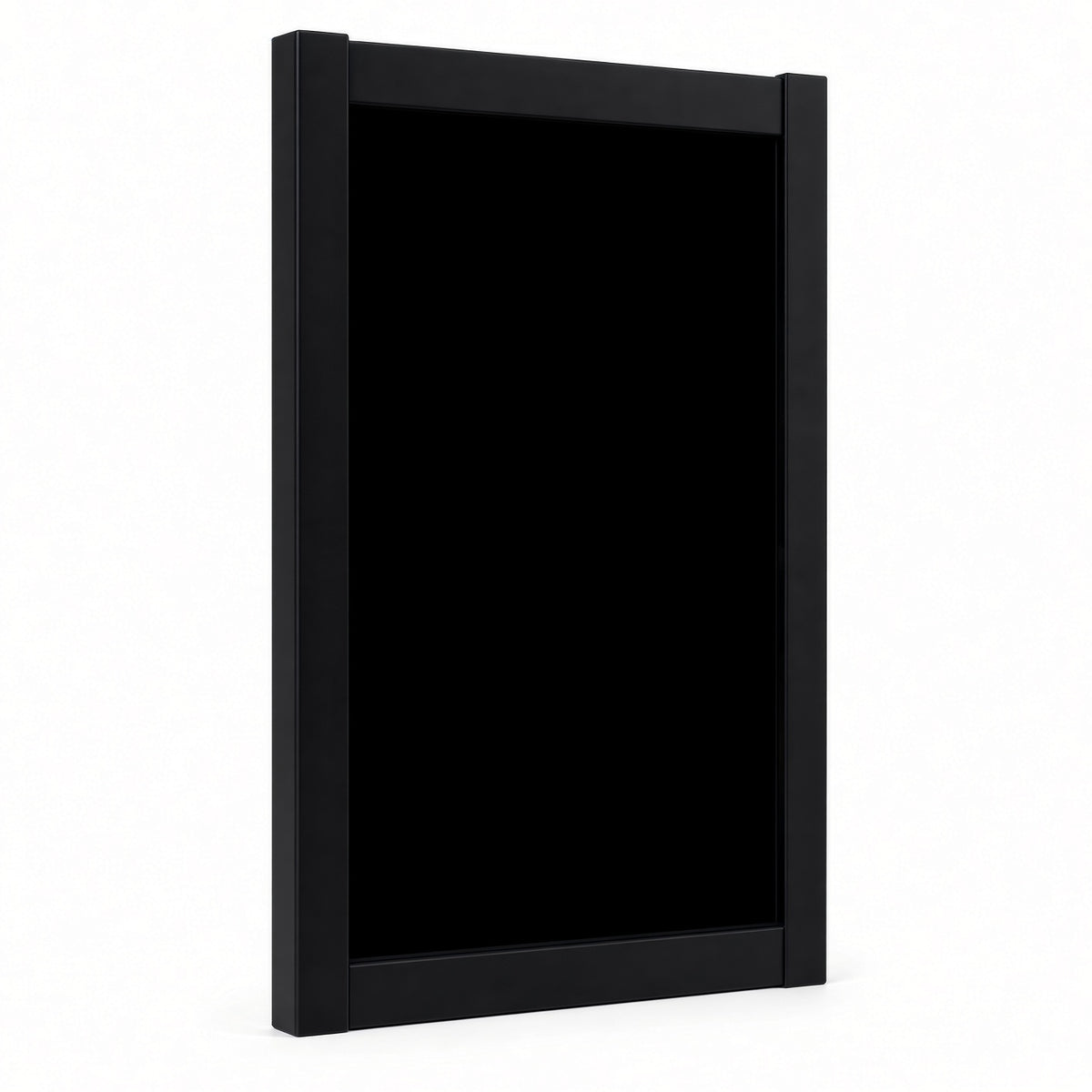 Empty black comic book display frame