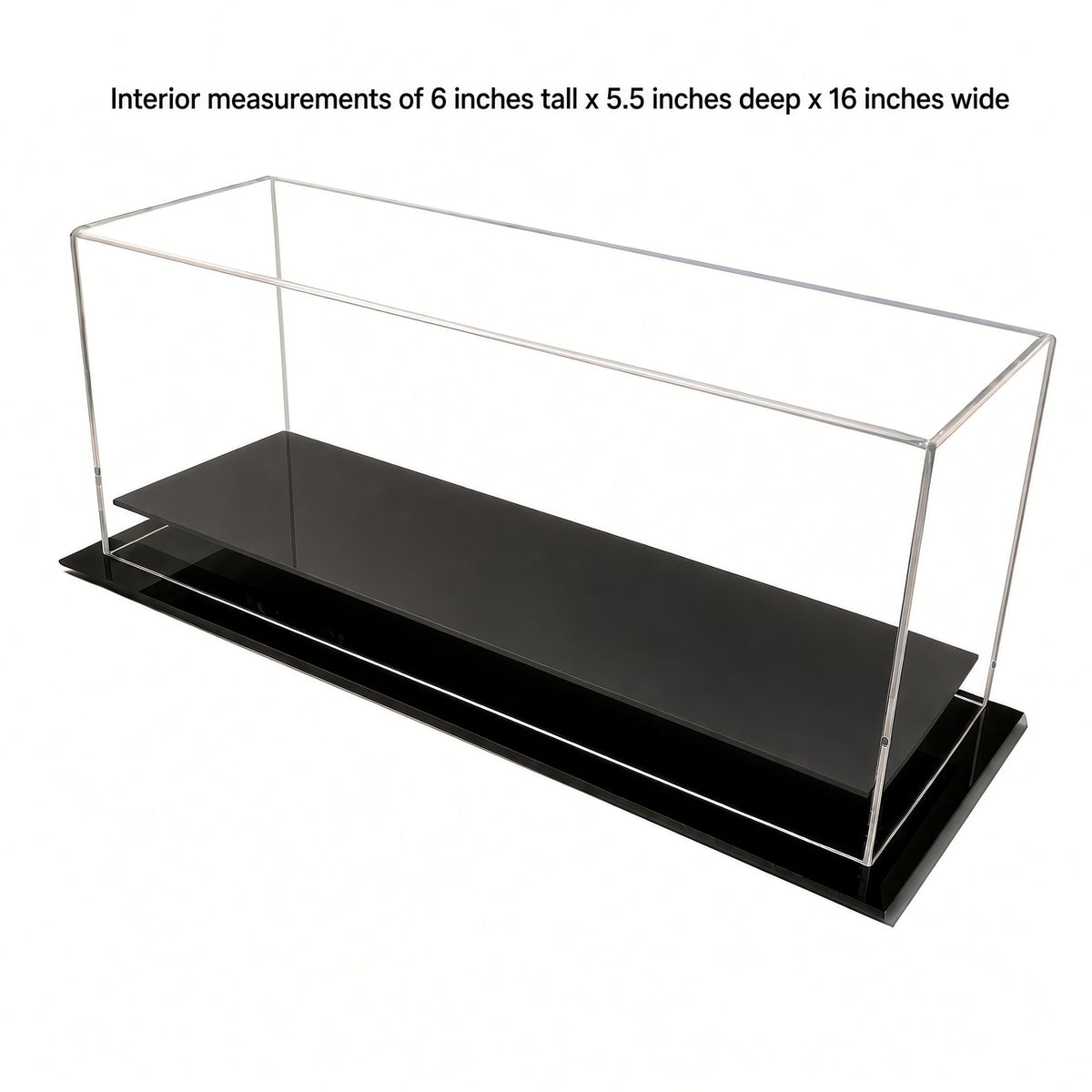 Empty double mini helmet case with inside measurements noted