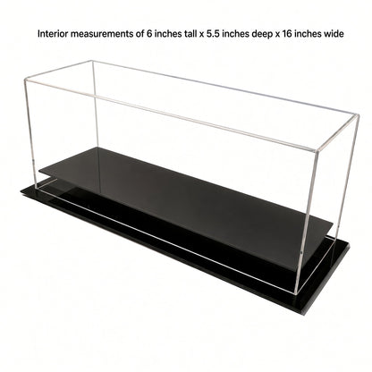 Empty double mini helmet case with inside measurements noted