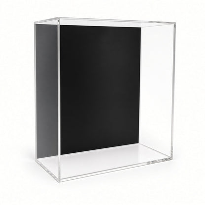 Empty double action figure wall mount case