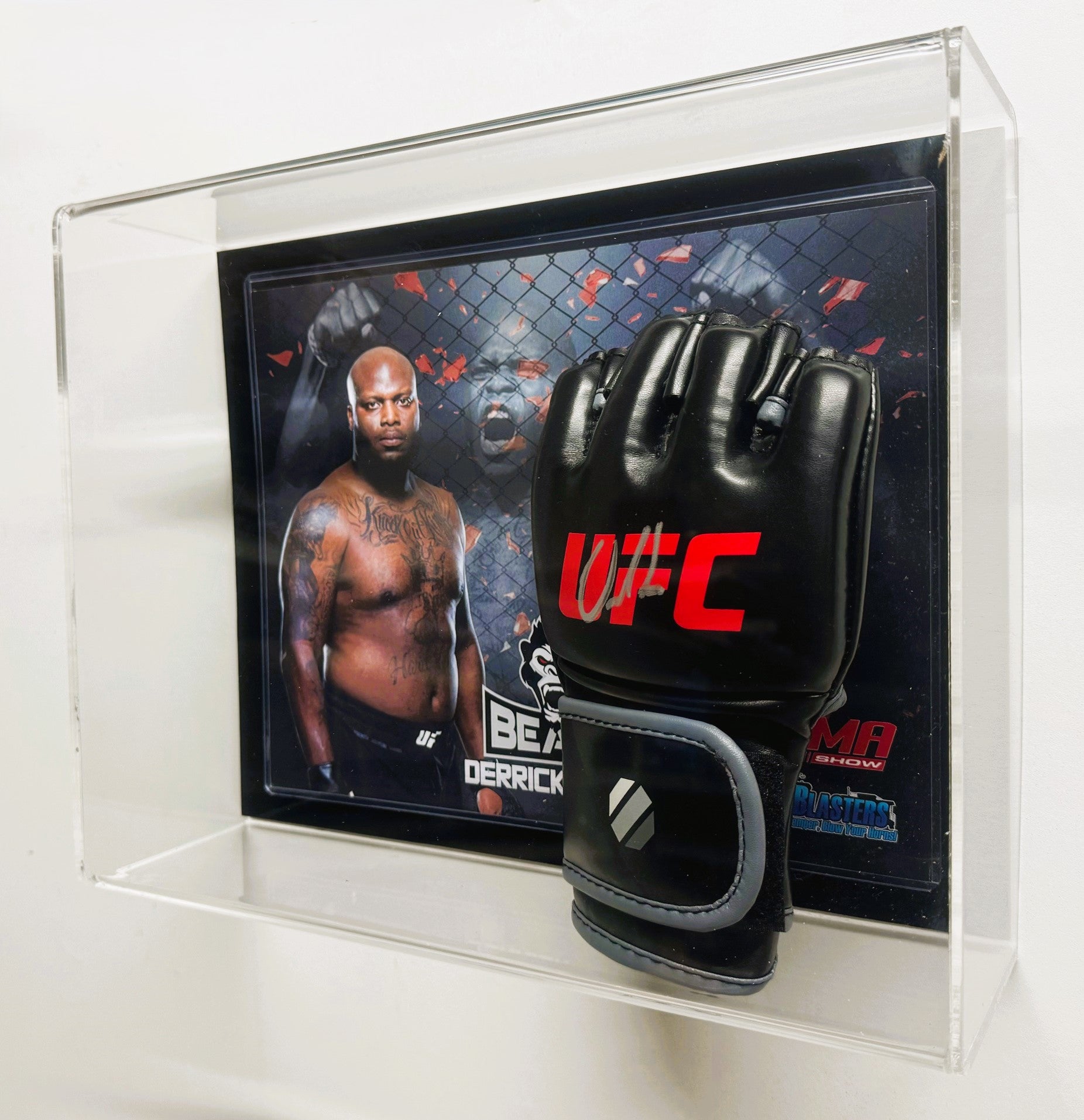 Derrick lewis Signed UFC hot Glove