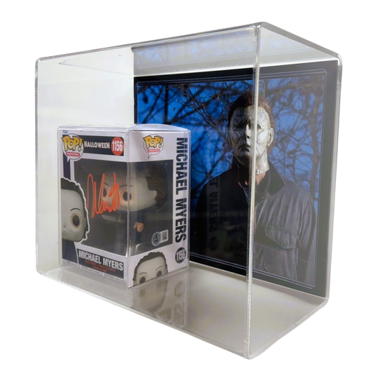 Nick Castle Signed Funko Pop Beckett Witness Auth. in Wall Mount Display Case "Halloween" - 20241113.1