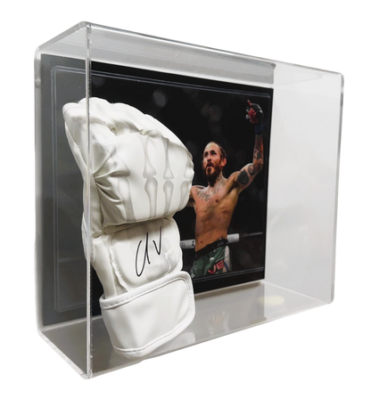 Marlon "Chito" Vera Signed UFC Glove Beckett Witness Auth. in Wall Mount Display Case - 20241104.1