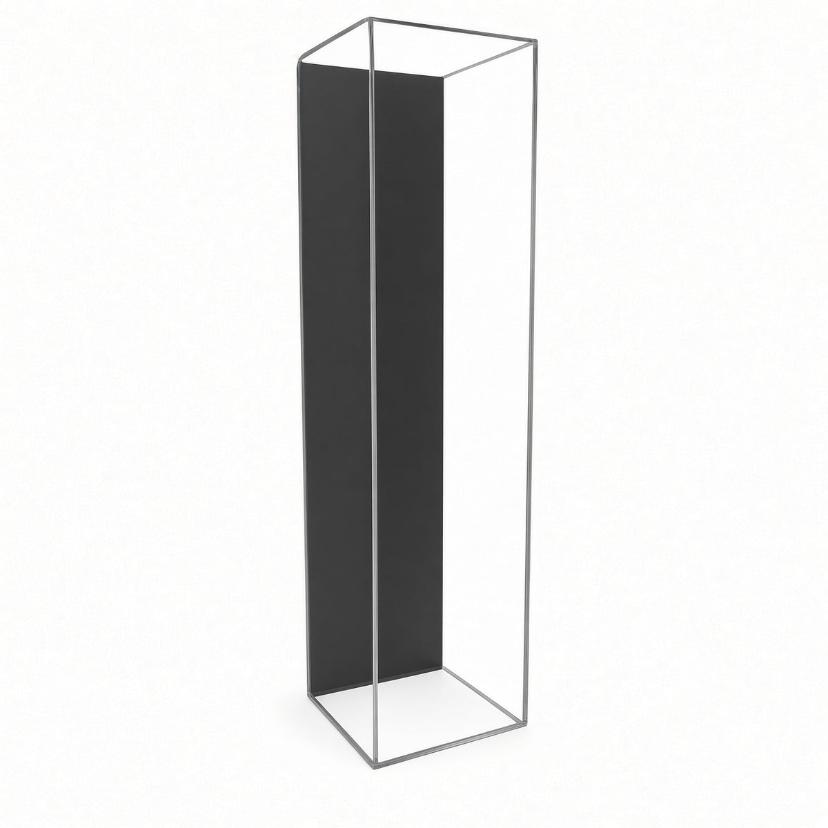 Empty football pylon wall mount display case