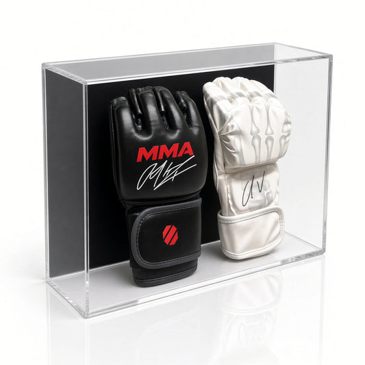 MMA Double Glove Pair Display Case Bundle | GameDay Display