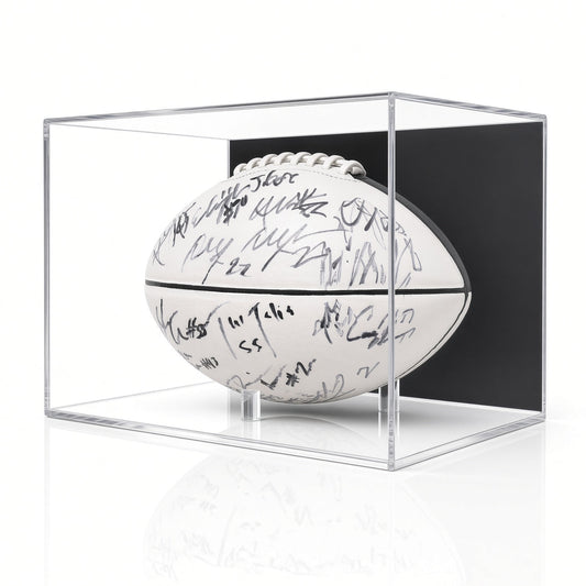 Football + Mini Helmet Display Case Bundle | GameDay Display