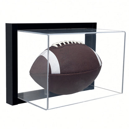 Framed Football + Framed Mini Helmet Display Case Bundle | GameDay Display