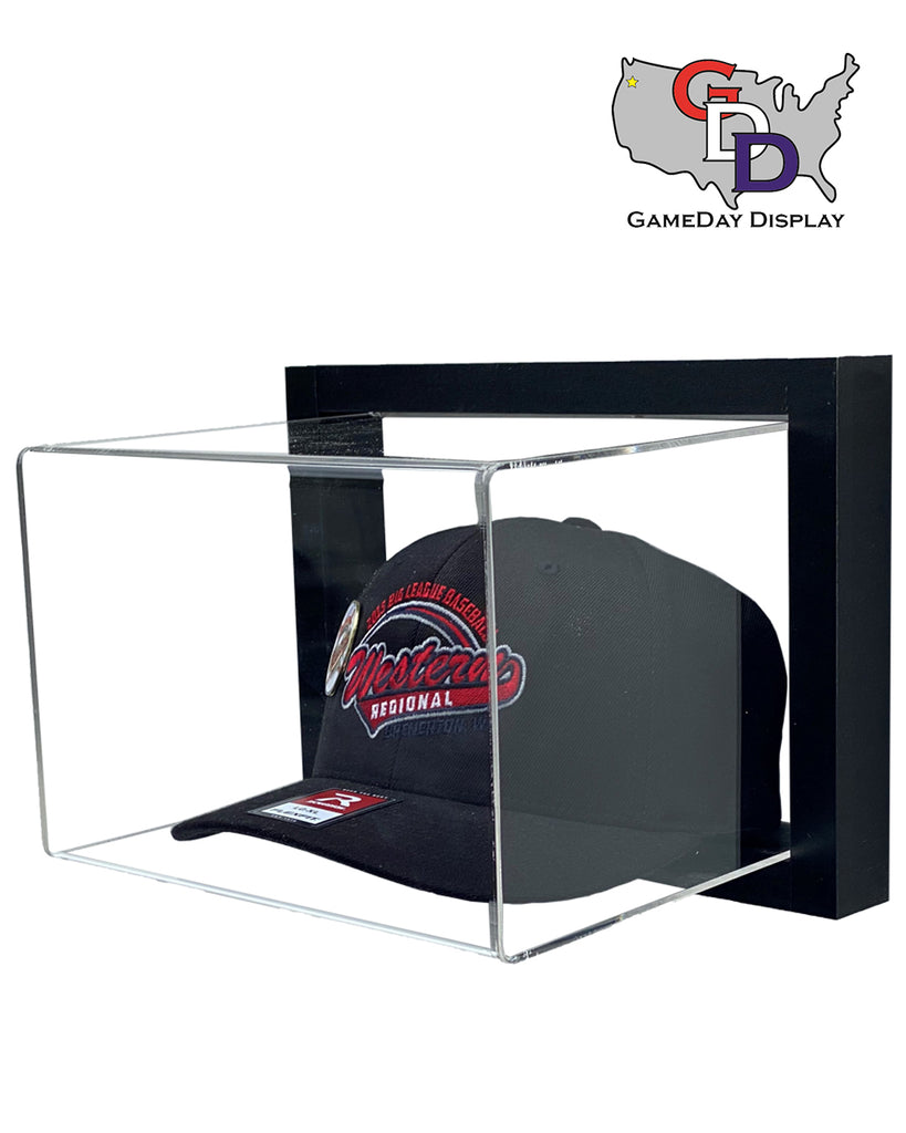 Framed Acrylic Wall Mount Hat Display Case