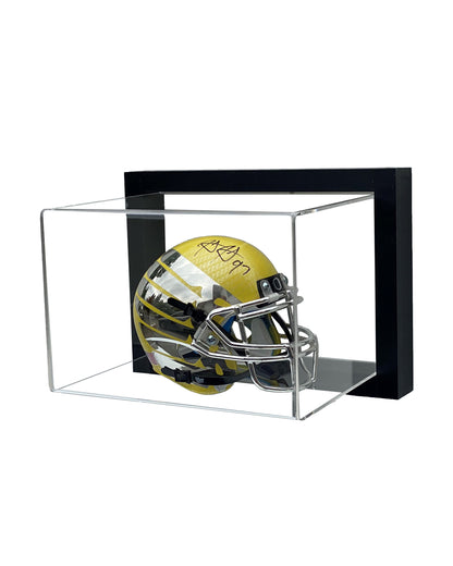 football helmet cam mounting Framed Acrylic Wall Mount Football Mini Helmet Display Case – GameDay Display