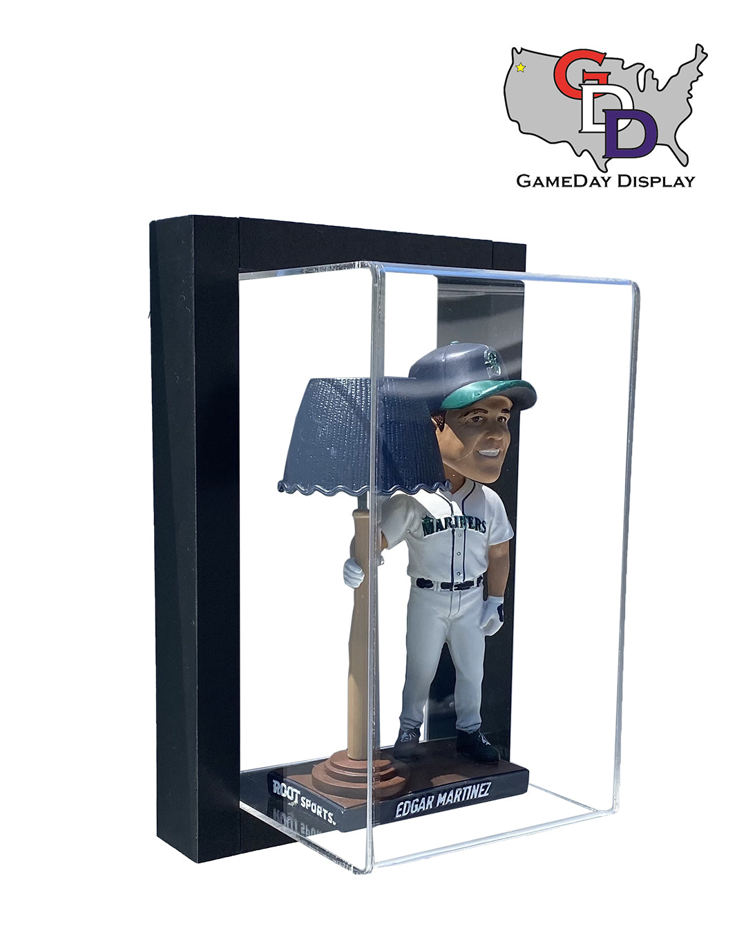 Framed Acrylic Wall Mount Bobblehead Display Case