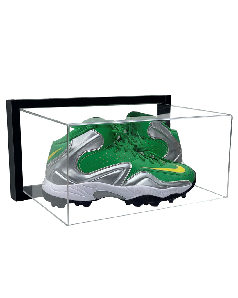 Framed Acrylic Wall Mount Large Shoe Pair Display
