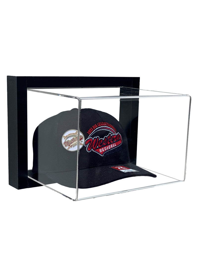 Framed Acrylic Wall Mount Hat Display Case