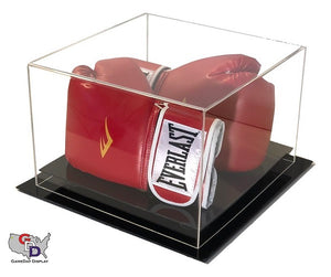 Acrylic Desk Top Double Boxing Glove Display Case