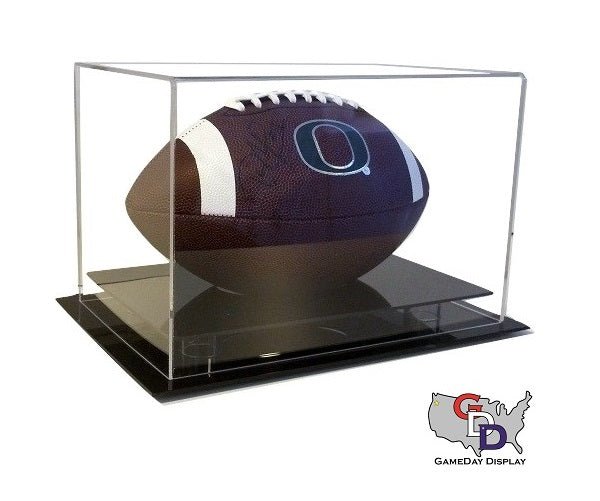 Acrylic Desk or Table Top 2024 Full Size Football Display Case by GameDay Display