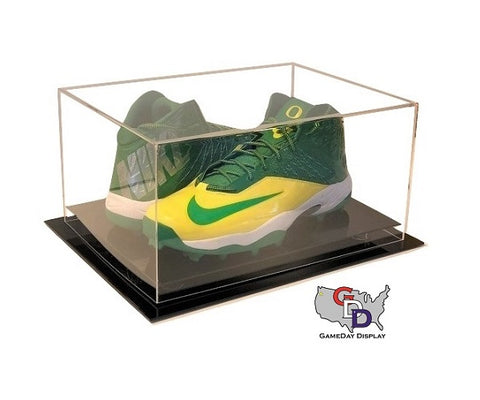 Image of Acrylic Desk Top Large Shoe Pair Display Case - Size 17 and Under