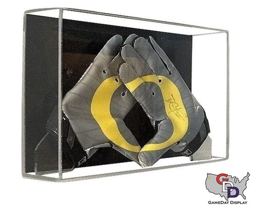 Acrylic Wall Mount Football Glove Display Case