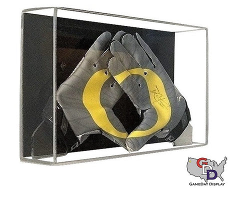 Image of Acrylic Wall Mount Football Glove Display Case
