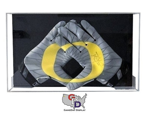 Acrylic Wall Mount Football Glove Display Case