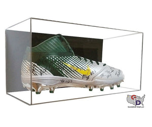 Acrylic Wall Mount Large Shoe Display Case - Size 17 and Under