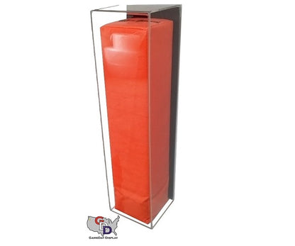 Acrylic Wall Mount Football Pylon Display Case