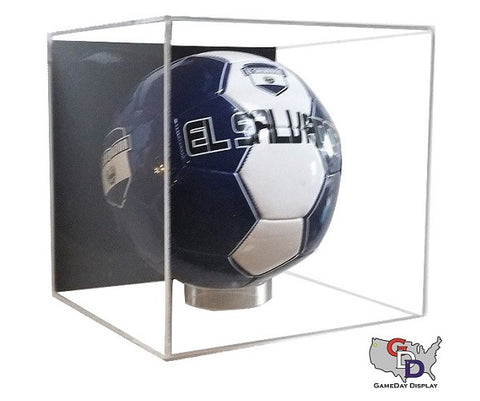 Image of Acrylic Wall Mount Soccer Ball Display Case