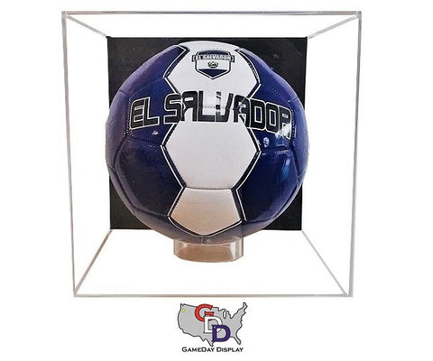 Image of Acrylic Wall Mount Soccer Ball Display Case