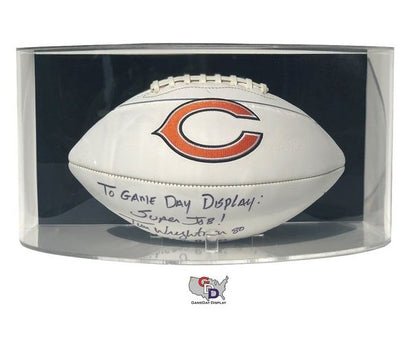 Curved Acrylic Wall Mount Full Size Football Display Case