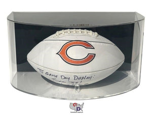 Curved Acrylic Wall Mount Full Size Football Display Case
