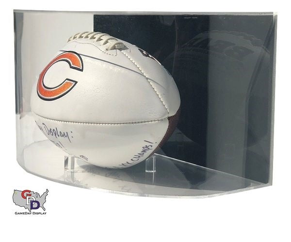 Curved Acrylic Wall Mount Full Size Football Display Case