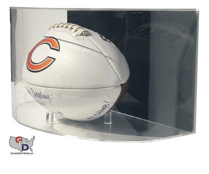 Curved Acrylic Wall Mount Full Size Football Display Case