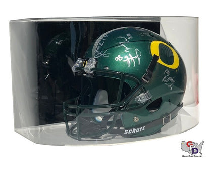 Curved Acrylic Wall Mount Full Size Football Helmet Display Case