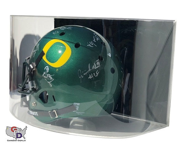 Curved Acrylic Wall Mount Full Size Football Helmet Display Case