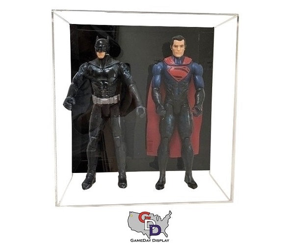 Acrylic Wall Mount Double Action Figure Display Case