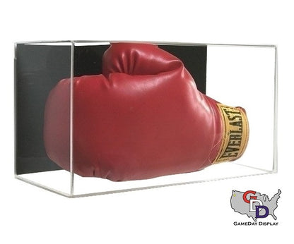 Acrylic Wall Mount Horizontal Boxing Glove Display Case