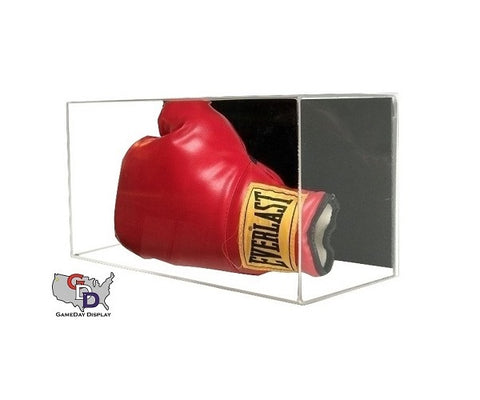 Image of Acrylic Wall Mount Horizontal Boxing Glove Display Case